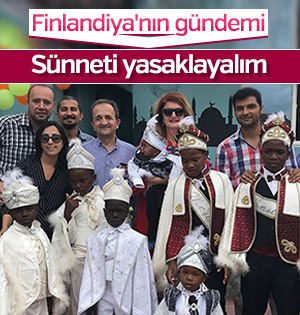 İskandinavya'da sünnet yasaklansın tartışması