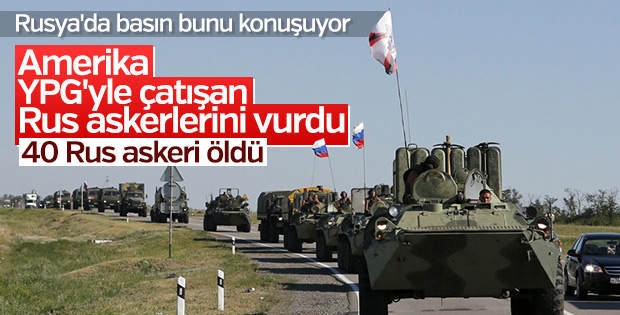 ABD Suriye'de Rus askerlerini öldürdü