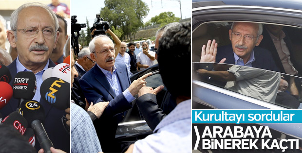 Kemal Kılıçdaroğlu kurultay sorusuna cevap vermedi