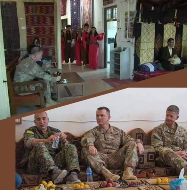 ABD'li askeri yetkililer YPG'yi ziyaret etti