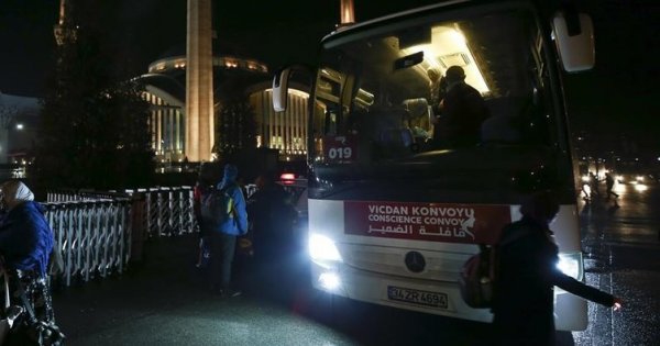 Vicdan Konvoyu Ankara'ya ulaştı