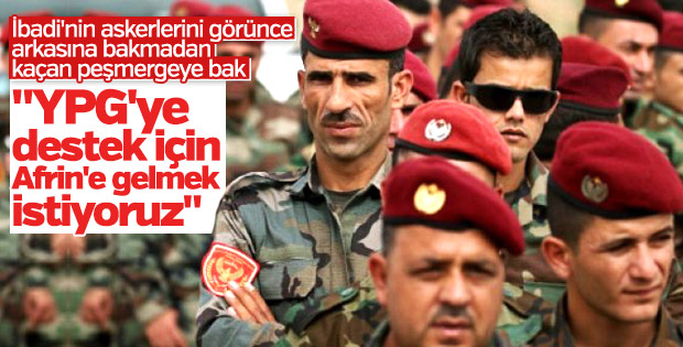 Kerkük'ten kaçan Peşmerge 'PYD'ye yardım ederiz' diyor