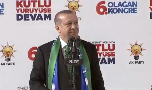 Cumhurbaşkanı Erdoğan Rize'de