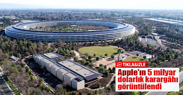 Apple Park havadan görüntülendi