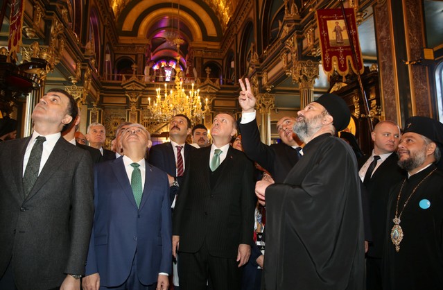 Cumhurbaşkanı Erdoğan Demir Kilise'nin açılış töreninde