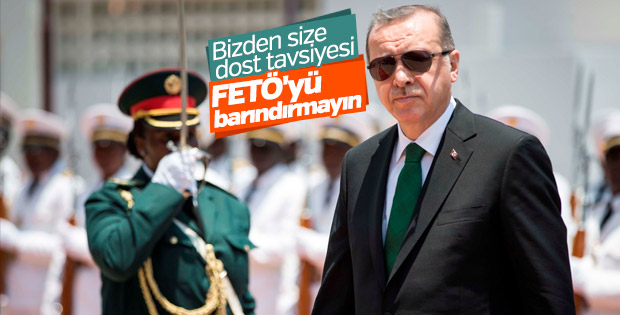 Cumhurbaşkanı Erdoğan Mozambik'te