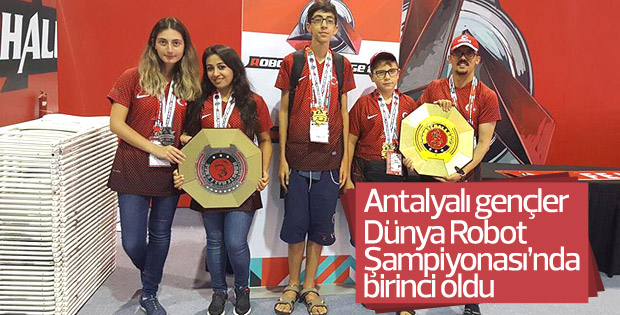 Antalya robot takımı dünya şampiyonu