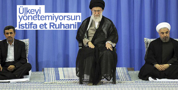 Ahmedinejad'dan Ruhani'ye istifa çağrısı