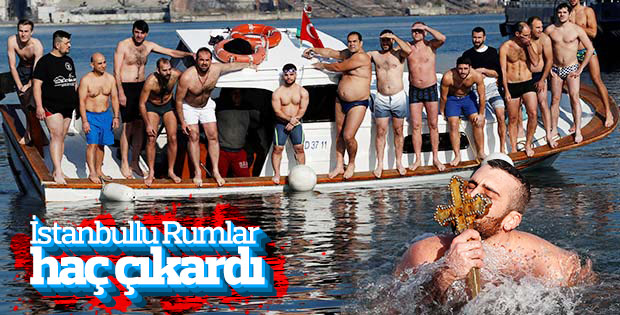Ortodoksların haç çıkartma töreni düzenlendi