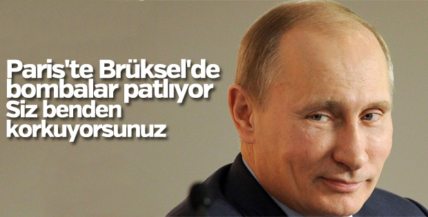 Putin'den Avrupa'ya çağrı: Rus tehdidini bırakın