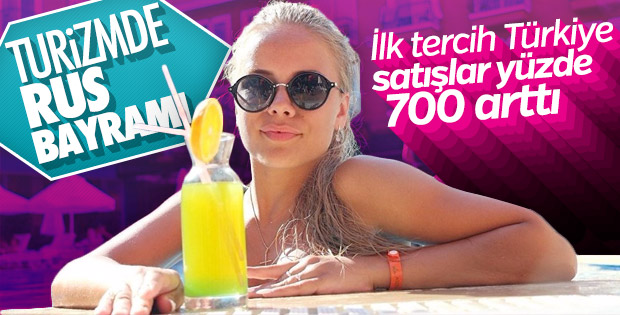 Rusların ilk tercihi Türkiye