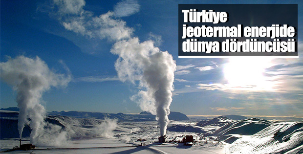 Türkiye jeotermal enerjide dünya dördüncüsü oldu