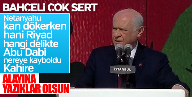 Bahçeli: Alayına yazıklar olsun