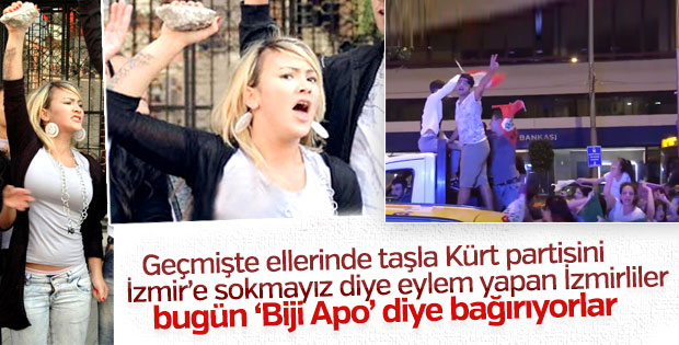CHP'nin kalesinde 'Biji serok Apo' kutlamaları