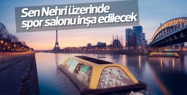 Paris'te yüzen spor salonu inşa edilecek