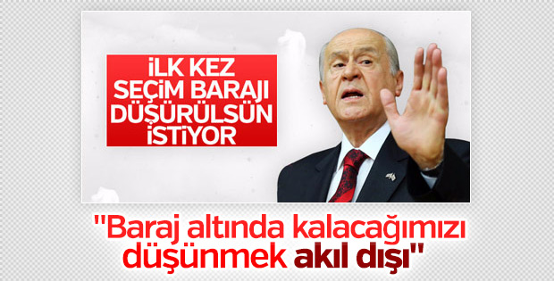 'MHP'nin baraj problemini düşünmek akıl dışı'