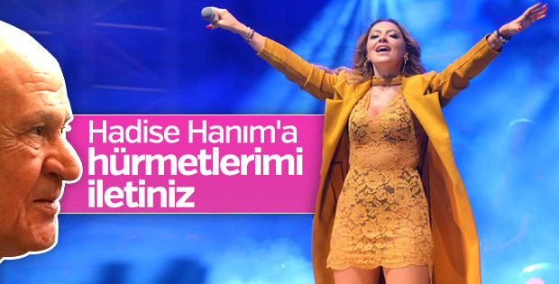 Devlet Bahçeli'den Murat Boz ve Hadise'ye telefon