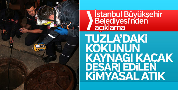 İBB Tuzla'daki kokunun kaynağını açıkladı