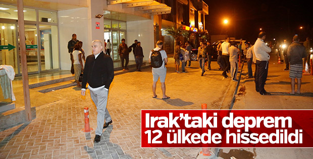 Irak depremi 12 ülkede hissedildi