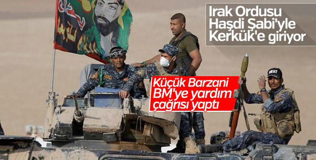 Peşmerge, Kerkük'te mevzileri terketti