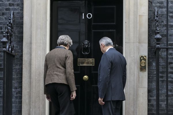 Binali Yıldırım 10 Downing Street'te