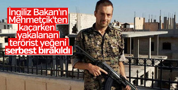 Gözaltına alınan İngiliz terörist serbest bırakıldı