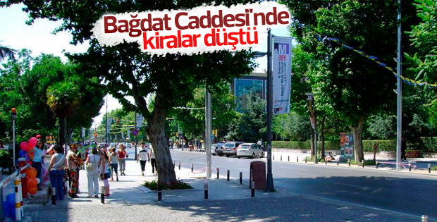 Bağdat Caddesi'nde kiralar düştü