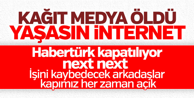 Habertürk yazılı basından ayrılıyor