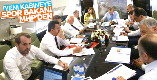 Saffet Sancaklı Cumhurbaşkanı'nın yanında