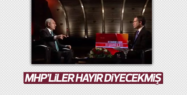 Kılıçdaroğlu'nun referandum iddiası