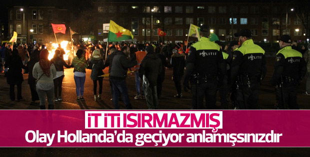 PKK yandaşları Lahey'de yürüdü