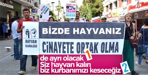 Kurban Bayramı cinayet değil yardımlaşmadır