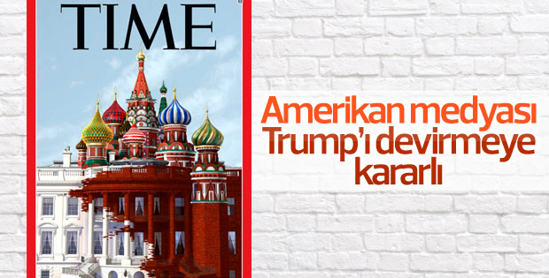 Time dergisinin Beyaz Saray/Kremlin kapağı