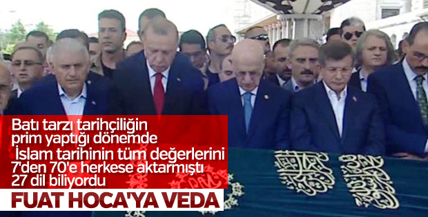 Prof. Dr. Fuat Sezgin son yolculuğuna uğurlanıyor