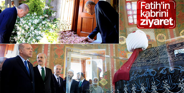 Erdoğan, Fatih Sultan Mehmet Türbesi'nin açılışını yaptı