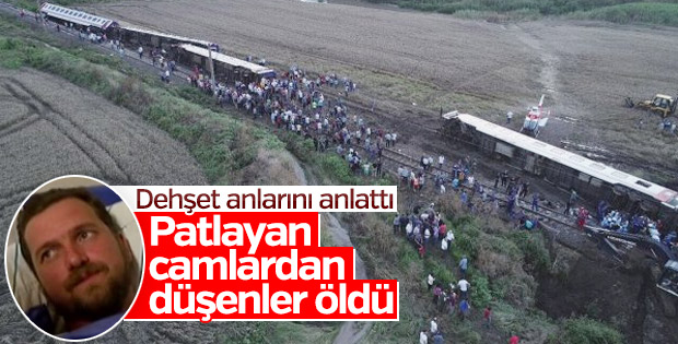 Tren kazasında yaralananlar olay anını anlattı