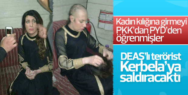 Kadın kılığına giren DEAŞ'lı terörist