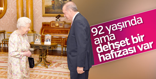 Cumhurbaşkanı Erdoğan: Kraliçe'nin hafızası dehşet