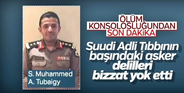 Suudi ekipte delilleri yok eden isim: Al Tubaigy