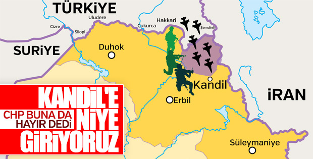 CHP Kandil operasyonuna karşı çıktı