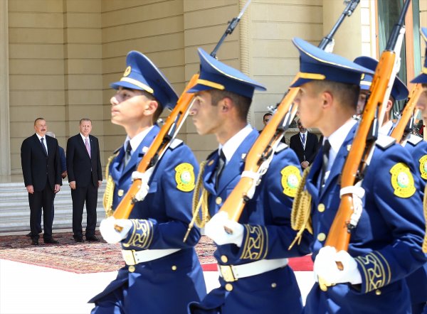 Başkan Erdoğan Azerbaycan'da