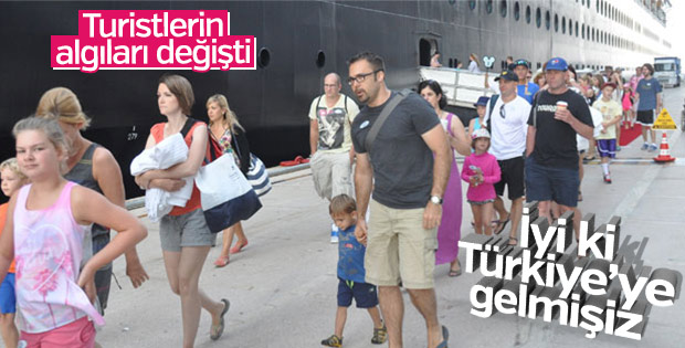 Türkiye'ye gelen turistler hayran kaldı