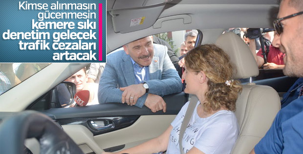 Bakan Soylu kararlı, trafikte kurallara uyulacak