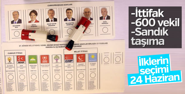 24 Haziran ilklere sahne olacak