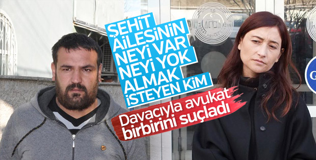 Şehide haciz olayında davacı konuştu