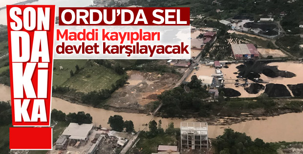 Seldeki maddi kayıpları devlet karşılayacak