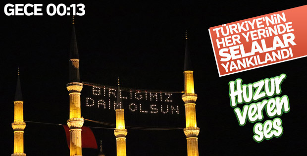 15 Temmuz Destanı'ndan 1 yıl sonra selalar yükseldi