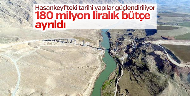 Hasankeyf'e 180 milyon liralık bütçe ayrıldı
