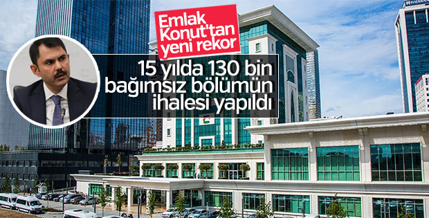 Emlak Konut GYO, 15 yılda rekor ihale gerçekleştirdi