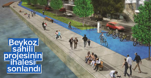 Beykoz sahili projesinin ihalesi sonlandı